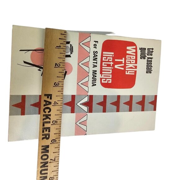 Kosdale Guide Weekly TV Listings Santa Maria Ephemera 1970 Television Pamphlet - Picture 9 of 9